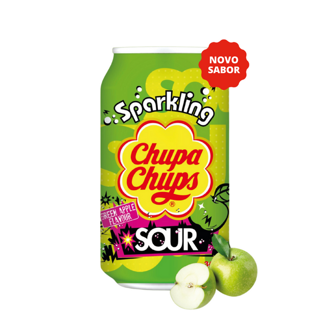 Refrigerante Chupa Chups Sabor Maçã Sour