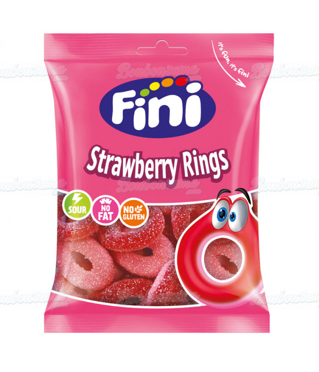 Gomas Fini Strawberry Rings 90g